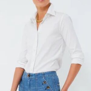 THE SHIRT BY ROCHELLE BEHRENS - White Button-Down Shirt - XL